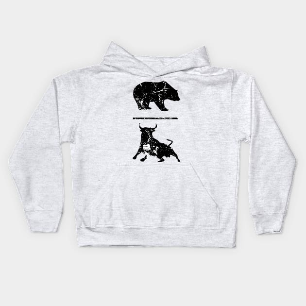 Bear Bull Kids Hoodie by DiscoverNow